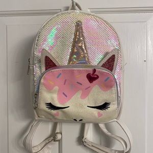 Sparkly Sequined Unicorn Backpack